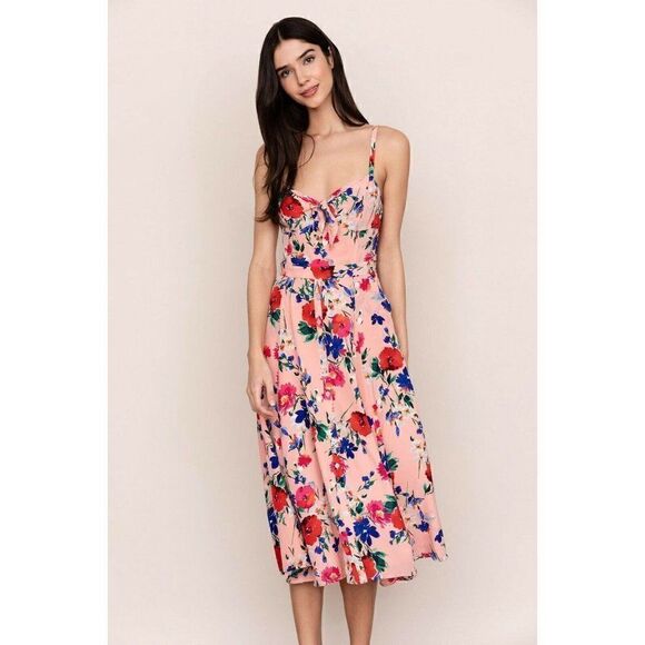 NWT ANTHROPOLOGIE YUMI KIM PRETTY WOMAN MIDI DRESS - Picture 2 of 5